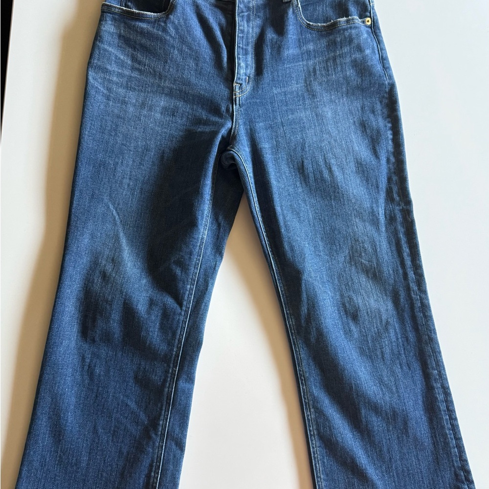 Tu es mon TRESOR Blue Flare Wide Leg Jeans